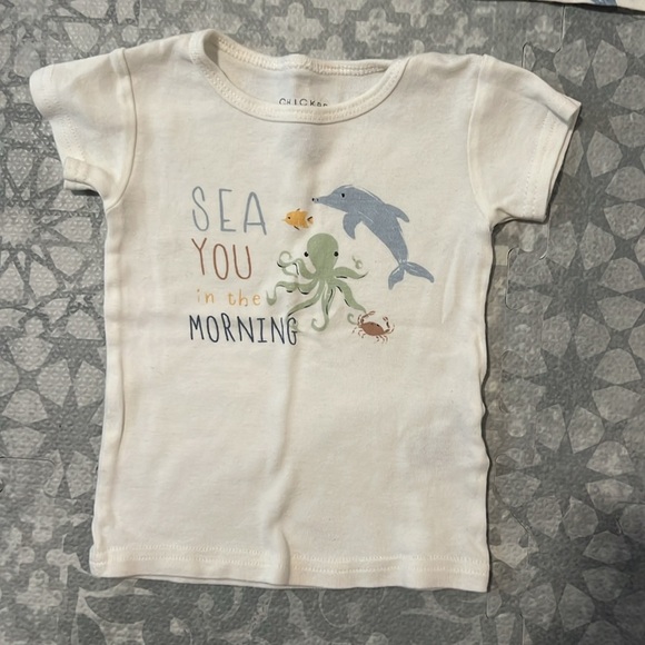 Chickpea Pajamas 4 Piece Set Sea Life 24m - Picture 2 of 8